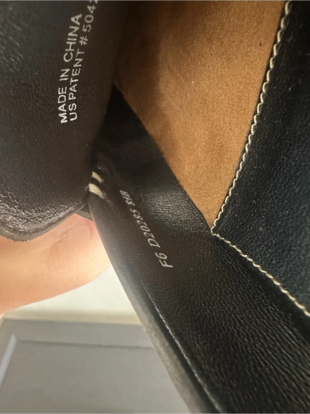 Cole Haan Nike Air Black Leather Mule Loafers Size 8.5B